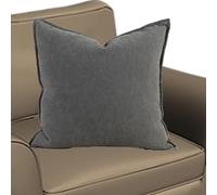 SWJ-swjssb Funda De Almohada 50x70,50x75,70x40,80x80,90x90, Funda Almohadón con Cremallera，Fundas De Cojín 45x45 50 50 De Chenilla para Sofá Hogar Interior/Exterior Decoracion(Charcoal Grey,40x75 cm)