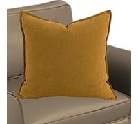 SWJ-swjssb Funda De Almohada 50x70,50x75,70x40,80x80,90x90, Funda Almohadón con Cremallera，Fundas De Cojín 45x45 50 50 De Chenilla para Sofá Hogar Interior/Exterior Decoracion(Ginger Yellow,40x70 cm)