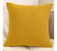 SWJ-swjssb Funda De Almohada 50x70 Rectangular & Cuadrado 40x60/40x70/80x80/60x60，Funda De Cojín con Cremallera Cushion Covers Decorativa De Protector para Sofá, Dormitorio(Amarillo,40x60 cm)
