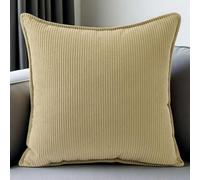 SWJ-swjssb Funda De Cojines para Sofá,Funda De Almohada De Corduroy Súper Suave Cojin De Pana A Rayas Decoración Moderna para Sofá Silla Cama Sala De Estar Dormitorio(Sage Green,40x80 cm)