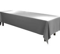 SWJ-swjssb Mantel de Mesa Personalizable Grande Formato - Impermeable Antimanchas Poliéster | Cuadrado/Rectangular, para Hoteles de Lujo, Restaurantes & Salas de Conferencias(Gris,100x200 cm)