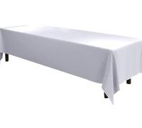SWJ-swjssb Mantel de Mesa Personalizable Grande Formato - Impermeable Antimanchas Poliéster | Cuadrado/Rectangular, para Hoteles de Lujo, Restaurantes & Salas de Conferencias(Pure White,200x280 cm)