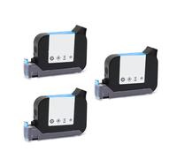 SWjfbzzBU Cartucho de Tinta 1 3 5 Piezas 2588 2588+ 2588+ (M) Sin cifrado Tinta solvente 600 PPP Fecha 12,7 mm Codificador de inyección de Tinta Compatible con Impresora portátil(2588-BLACK-3PCS)