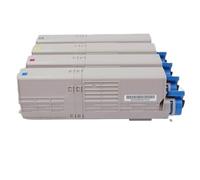 SWjfbzzBU Paquete de 4 Cartuchos de tóner compatibles para impresoras 860 MC860 MC860DN - Incluye Modelos 44059209 44059211 44059210 44059212