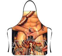 Swkangrd Delantal Sexy Hombre Parrilla, Divertido de Cocina Funny Cooking Sexy Apron Fiesta para Pareja Mujeres (B)