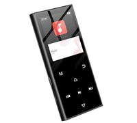 SWOFY Reproductor MP3 Infantil de 128 GB: Bluetooth 5.3, Pantalla de 1,8 Pulgadas, música HiFi, Altavoz, Radio FM, Libro electrónico y función de grabación (Negro)