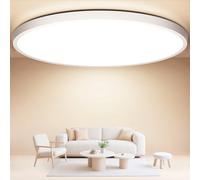 Swoieltr Lampara Techo Plafon 4000K, Ø40cm 36W Plafon LED Techo Baño Ultrafino Talla Grande Lampara Cocina LED 4000LM IP44 Redondo Plafón para 15-25 cm² de Dormitorio, Salon, Comedor, Habitacion, Baño