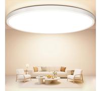 Swoieltr Plafón LED Techo 24W, Ø30cm Lámpara Techo 2400LM Ultrafino Plafon LED 4000K Plafon Pared Interior IP44 Impermeable Candeeiro Teto Sala para Baño, Cocina, Dormitorio, Corredor, Sala de Estar