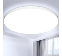 Swoieltr Plafon LED Techo, 36W 3700LM Lampara Techo, IP44 Plafones para Techo LED, 6500K Lampara LED Techo Candeeiro Teto Cocina Dormitorio Salon Baño Ø37cm