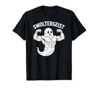Swoltergeist Buff Swole Ghost Flexing Divertido Gimnasio Humor Juego de palabras Camiseta