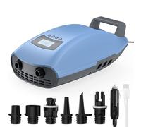 Swonder Seawolf - Bomba de Tabla de Remo con alimentación de Modo Dual, batería de 6000 mAh con Cargador de Coche, Bomba de Aire eléctrica Sup de 20 PSI de 20 PSI con Cilindros duales, Doble Etapa