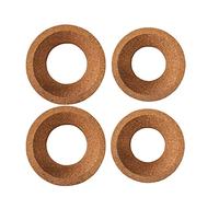 SWONES Material de soporte de corcho para matraz de laboratorio, 4 tamaños para frascos de 100 ml a 2000 ml, parte inferior redonda