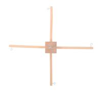 SWOOMEY 1 juego de marco de móvil de madera para bebé: Kit de colgador de móvil de madera para bebé - Campana de cuna, carillones de viento, colgador para manualidades, accesorios de fotografía