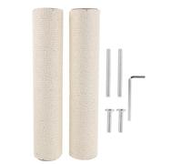 SWOOMEY 1 Juego de Poste de Repuesto para árbol de Gatos: Poste de Repuesto de sisal para rascador de Gatos con Tornillos - Repuestos de árbol Natural para Torre de Gatitos de Interior