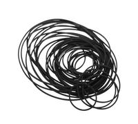 SWOOMEY 100 Piezas Cinturones de Goma para Grabadoras de Casete de Correas de Repuesto Cuadradas Compatibles con DVD CD y VCR Profesional para Reparación y