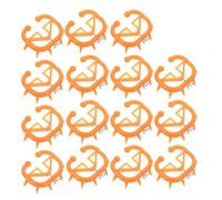 SWOOMEY 15 Piezas Dispositivo y de Destete para Terneros de Plástico Naranja , Resistente a Mordeduras Frecuentes Soporte Nutricional Estable en Granjas y Establos
