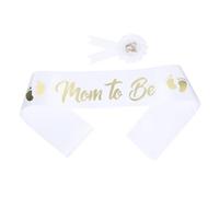 SWOOMEY 1Juego Alfiler y Faja Decorativa para Papá y Shower Insignia Elegante y Ligera para Celebraciones Decoración de Fiesta de Bienvenida de Papá Será