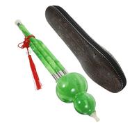 SWOOMEY 1juego Hulusi De Cálamo Imitado Estuche Flauta Tradicional Para Principiantes Instrumento Musical Para Adultos y Niño Niña b
