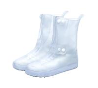 SWOOMEY 1par Cubrezapatos Impermeables Antideslizantes de Tubo para Hombre y Mujer Cubrebotas Reutilizables Resistentes al Barro y Lluvia Protección Portátil para Exteriores Talla