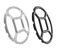 SWOOMEY 2 Anillos de Soporte para Wok y Ollas, Aleación Resistente, Base Estable Antideslizante, Herramienta Versátil para Hervir y Cocinar en Cocina de Gas para Hogar