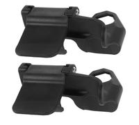 SWOOMEY 2 Piezas Accesorios Para Cochecito Vástagos De Válvulas De Neumáticos Sin Cámara Kit De Purga De Frenos Kit De Compresor De Aire Ventilador De Mano Brida Black Plástico Ecológico