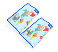 SWOOMEY 2 Piezas de Educativo para Resistente para Decoración de Habitaciones Infantiles y Aprendizaje Geográfico