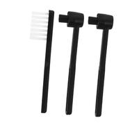SWOOMEY 3 Piezas Cepillo de Limpieza para Agujas de Tocadiscos Limpiador Antiestático para Vinilos y Accesorios de Tocadiscos Compatible Audio Analógicos