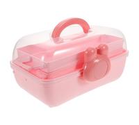 SWOOMEY 3capa Caja Organizadora De Almacenamiento Para Manualidades Caja De Aparejos Organizador De Accesorios Cabello Para Niñas De Herramientas De Plástico