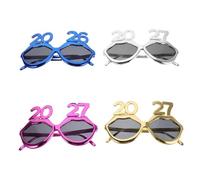 SWOOMEY 4 Gafas De Sol De Recuerdo Para Mujeres Eve - Y Gafas De Graduación De Plástico Y Nye Booth Celebración Tapa De Clase Con Forma Graduaciones De Hombres Accesorios Felices