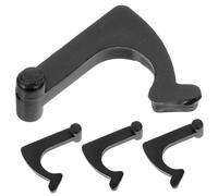 SWOOMEY 4 Piezas Hebilla del brazo tocadiscos. Pararse jugador registro divisores turntable accesorios tocadiscos adaptador de tocadiscos soporte para tocadiscos de vinilo planchar Black