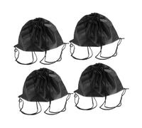 SWOOMEY 4 Piezas Mochila de Cuerdas para Bolsa de Casco de Motocicleta Oxford Saco de Gimnasio Multifuncional para Baloncesto Fútbol y Tenis para Actividades Deportivas