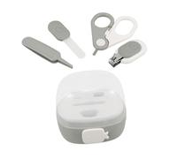 SWOOMEY 4piezas Cortaúñas Eléctrico Para Bebés Kit De Manicura Con Luz Cortaúñas Ergonómicas Antideslizantes Estuche De Viaje