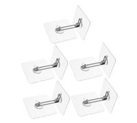 SWOOMEY 5 Juegos de Correas de Seguridad para Muebles Antibalanceo, Fijación Acrílico y Acero Inoxidable para Cómodas y Estanterías, Protección para Bebés