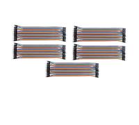 SWOOMEY 5 Piezas Cables Espaciado Macho Macho para Breadboard Cables de Color de Compatibles Nano