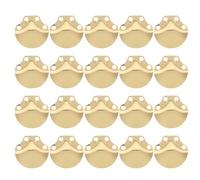 SWOOMEY 50 Piezas Piezas Decorativas de Placas Metálicas Medievales Doradas, Ligeras y Fáciles de Montar para Creación de Disfraces de Caballero Color Aleatorio