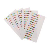 SWOOMEY 5piezas Pegatinas De Notas Para Diapasón De Guitarra y Ukulele Etiquetas De Frets Para Principiantes Mapas Transparentes De Notas Musicales Para Práctica Para Aprender Acordes