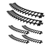 SWOOMEY 6 Piezas de Accesorios para Vías de Tren de Plástico Ajuste de Precisión y Amplia Compatibilidad para Modelos Eléctricos y Decoración en Casa
