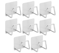 SWOOMEY 8 Piezas Soporte Evita Caídas para Báscula Electrónica de Pared de Acero Inoxidable Plata y Mantiene Organizada la Báscula en Baño o Cocina