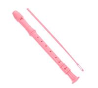 SWOOMEY 8agujero Instrumento De Flauta Dulce Soprano De Adultos Con Varilla De Limpieza Para Bandas Escolares y Presentaciones De Música Clásica Color