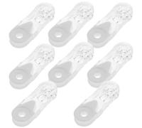 SWOOMEY 8piezas Manijas para Cortinas con Peso Ganchos Transparentes de Repuesto para Persianas Soporte Seguro para Cordón Fácil Instalación sin Herramientas Accesorios Prácticos