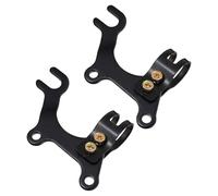 SWOOMEY Adaptador de Soporte de Freno de Disco Fácil Instalación y Desmontaje para Bicicleta Negro, 2 Piezas de Metal Accesorio Adecuado para Ciclistas