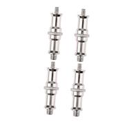 SWOOMEY Adaptador de Tornillo Roscado 1/4 a 3/8 para Accesorios Fotográficos Profesionales, Conexión, Paquete de 4 Unidades, Color Metálico Galvanizado, Uso en Estudio y Montaje