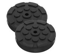 SWOOMEY Almohadilla de Goma para Gato de Piso, Soporte Antideslizante Redondo de 2 Piezas, Reduce Vibraciones y Protege Equipos de Elevación en Automóviles