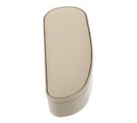 SWOOMEY Almohadilla para Reposabrazos de Puerta de Coche Beige Compartimento de Almacenamiento y Confort Adicional para Asiento del Conductor, Material Abs y Cuero