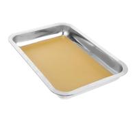 SWOOMEY Bandeja de Disección de Acero Inoxidable con Cera Pequeña Bandeja Metálica para Laboratorio Biológico Herramienta Educativa para Experimentos Anatómicos Superficie Pulida y Fácil