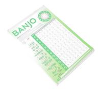 SWOOMEY Banjo Chord Chart Para Principiantes Póster De Escalas y Acordes De Banjo Guía Visual Para Aprender Tocar Para Jugadores