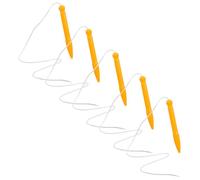 SWOOMEY Bolígrafos Magnéticos para Pizarra con Cuerda, 5 Piezas, Diseño Simple y Elegante, Plástico Duradero para Sesiones Creativas y Enseñanza
