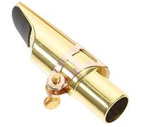 SWOOMEY Boquilla De Saxofón Profesional Metal Con Tapa De Saxofón y Clip Para Accesorio Para Para Abrazadera Para y Boquillero Para Uso Escenario