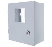 SWOOMEY Caja de Medidor Eléctrico Exterior Protección Metálica y Flujo de Aire Mejorado, Estuche para Montaje Superficial en Paneles Eléctricos Residenciales