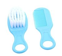 SWOOMEY Cepillo y Peine Masaje para Ñiño Kit de Cuidado Infantil Suave Antic-statico Material Duradero Azul para Recién Nacido Niños Kit Aseo Completo